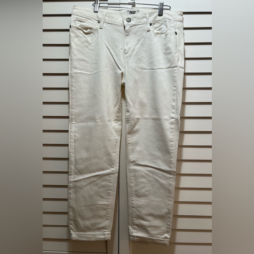 NWOT Paige Bright White Jeans Sz 31